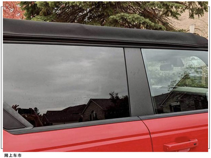 福特Bronco实拍曝光 越野轮胎/可拆卸式黑色软顶-图6