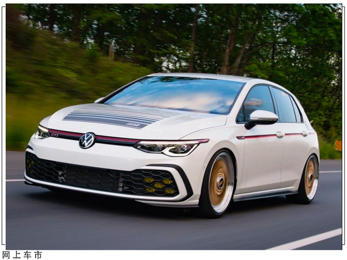 全新高尔夫GTI改装版 换装经典BBS轮毂/配专属涂装-图3