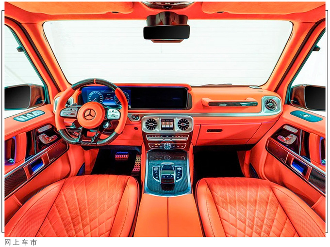 梅赛德斯-AMG G 63改装版升级24寸轮毂/搭4.0T-图7