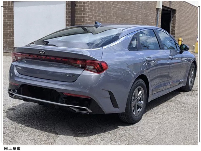 起亚全新K5实拍 熏黑进气格栅/悬浮式中控屏-图3