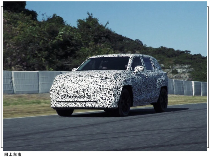 雷克萨斯全新电动SUV预告图闪电形大灯/发光LOGO-图3