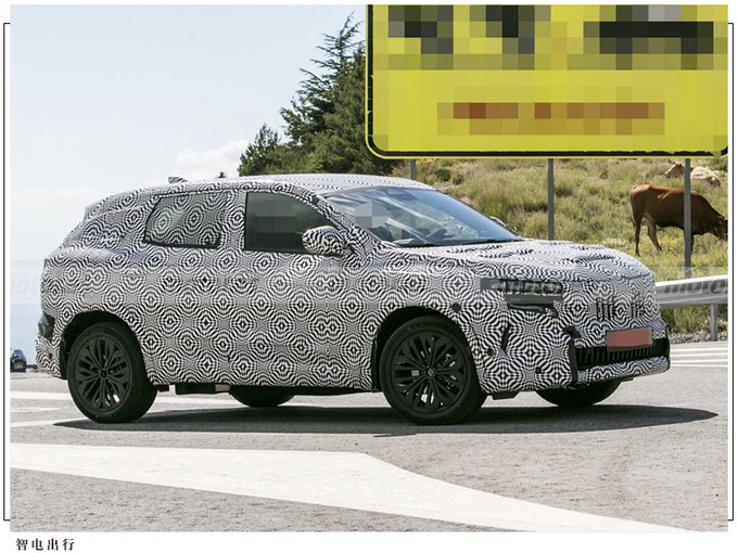 雷诺新款科雷嘉谍照搭插混动力/配全新头灯-图3