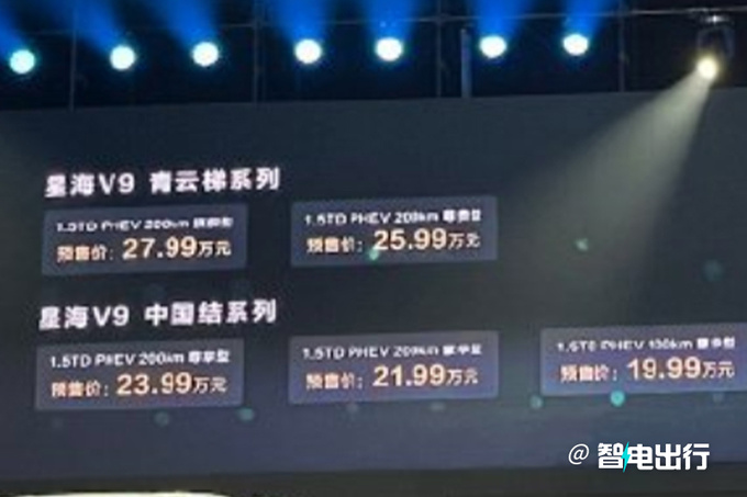 風行星海V9預售17.99萬起41英寸大屏 百公里1.2L油-圖1