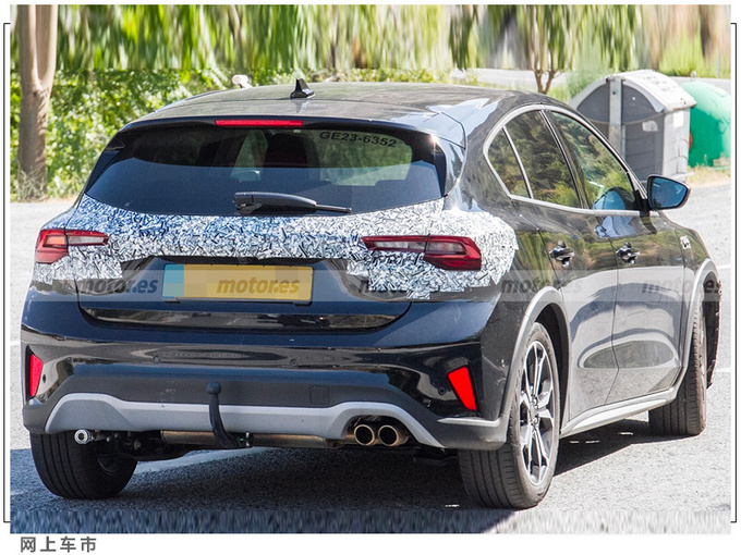 福特新款福克斯路试曝光推混动车型/外观升级-图4