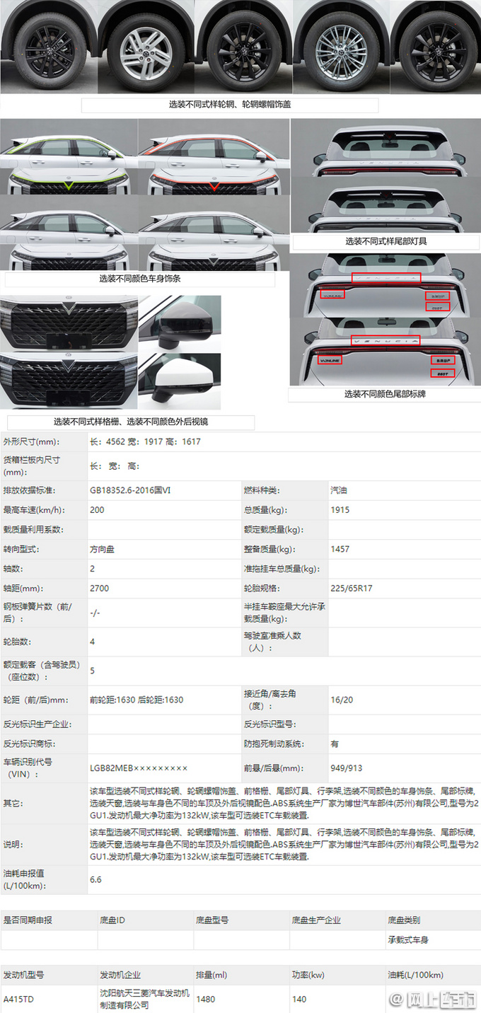启辰全新SUV实拍 造型酷似雷克萨斯 配贯穿尾灯-图4