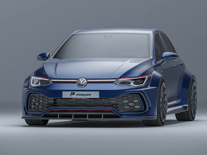 大众全新高尔夫GTI改装版 双出排气/宽体外观套件-图1