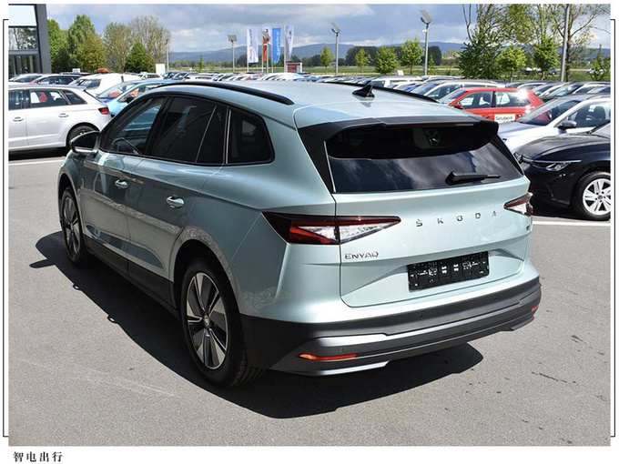 斯柯达ENYAQ iV实拍六边形格栅/配大尺寸悬浮屏-图3