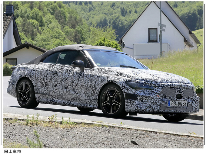 奔驰全新敞篷跑车CLE曝光搭1.5T引擎/明年发布-图4