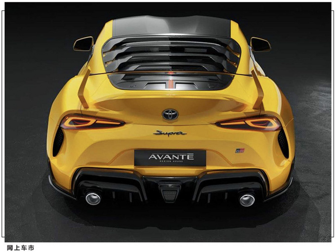 丰田Supra全新改装版 贯穿式进气格栅/加装尾翼-图5