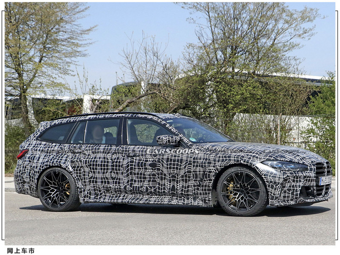 宝马全新M3旅行曝光黑色行李架/最快明年亮相-图3