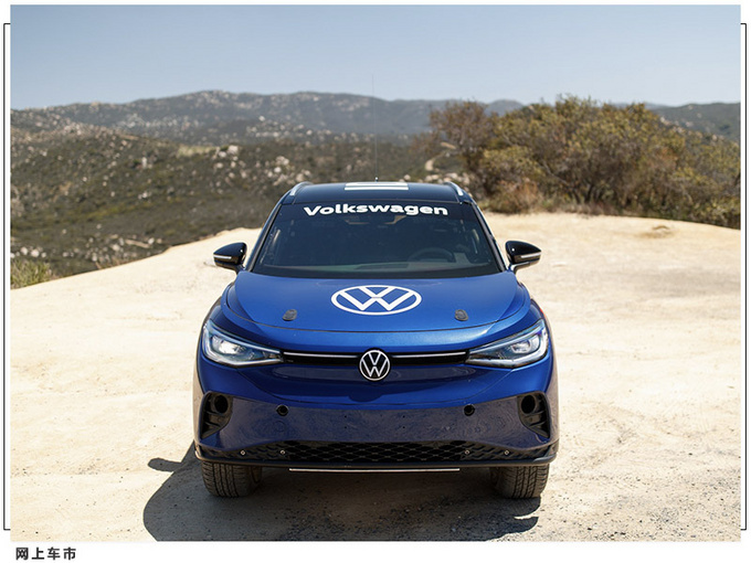 大众ID.4越野版曝光配赛车防滚架/离地间隙升高-图2