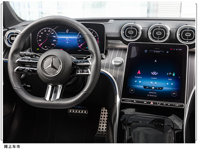 梅赛德斯-AMG全新C63曝光搭2.0T/年底即将亮相-图6