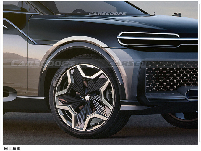 苹果iCar外观图曝光溜背车顶设计/配贯穿式灯带-图2
