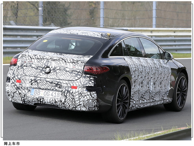 奔驰EQS 63 AMG谍照搭自适应空气悬架/性能大涨-图2