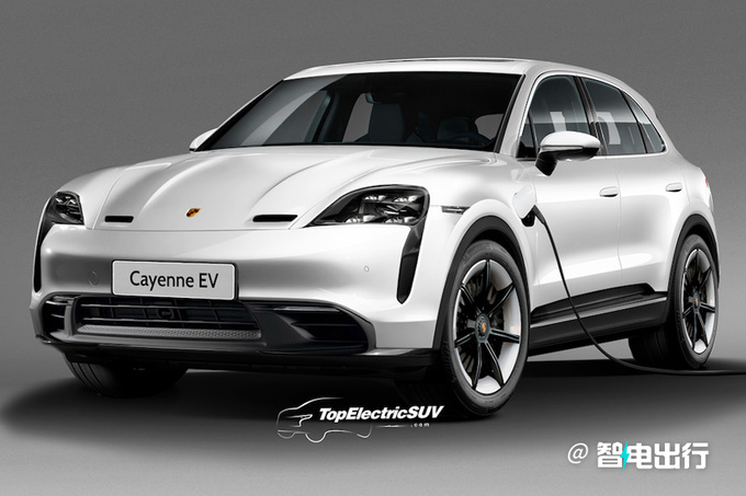 保时捷卡宴纯电版曝光与Macan EV同平台打造-图2