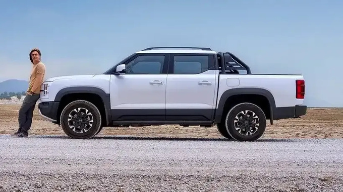 吊足胃口比亚迪Shark皮卡3张官方高清图片曝光-图1