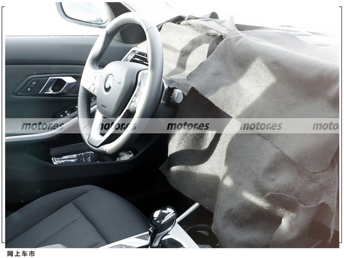 宝马中期改款3系曝光升级4系格栅/内饰配一体屏-图5