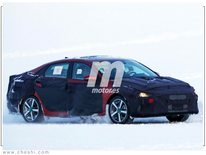 现代全新伊兰特谍照曝光半年亮相/搭1.2T引擎-图2