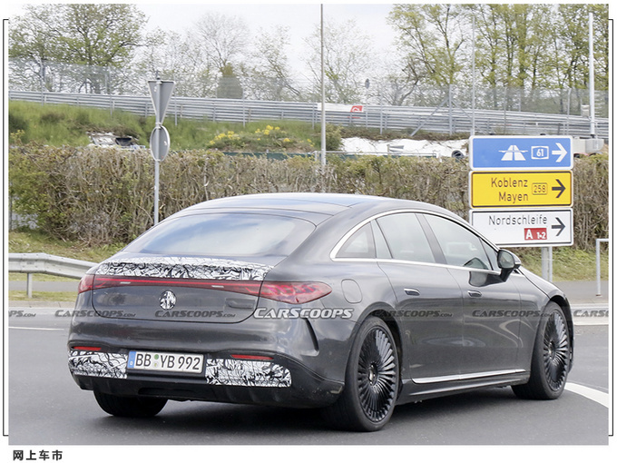 奔驰EQS AMG谍照曝光换装专属外观/性能大幅提升-图6