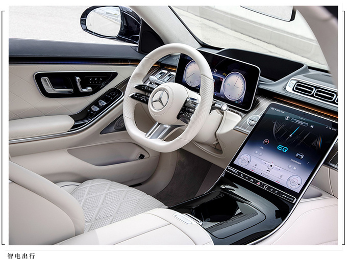 奔驰全新S级价格配大尺寸屏幕/纯电续航100km-图4