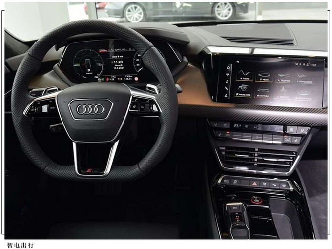 奥迪全新纯电动跑车实拍封闭格栅/造型酷似A7-图5