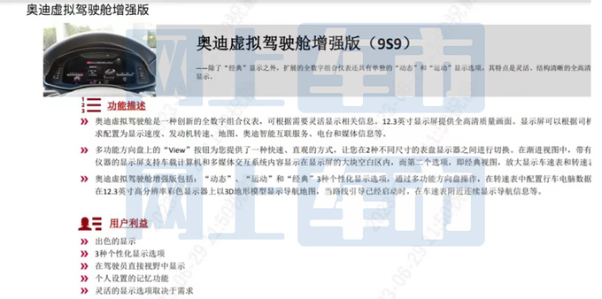 奥迪新A6L配置曝光全系4项升级 取消2款3.0T车型-图1
