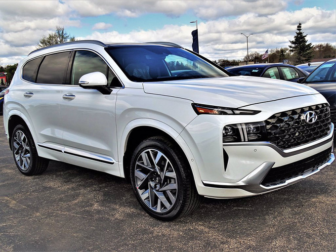 现代全新胜达实拍搭2.5T引擎/尺寸超越途观L-图1