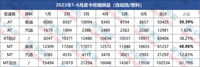 2023上半年自动挡皮卡分析市占率达38.21创新高-图6