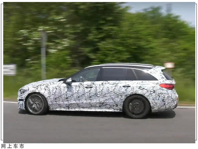 奔驰全新C63实车谍照换搭四缸混动/动力超越V8-图3