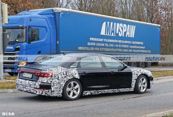 奥迪新款A8外观曝光换矩阵LED灯/搭宾利W12引擎-图5