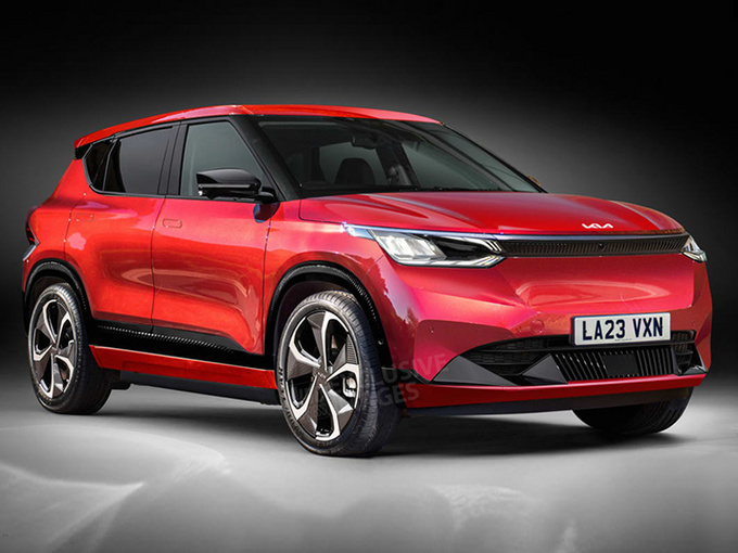 起亚全新SUV外观曝光将命名为EV4/尺寸媲美狮跑-图1