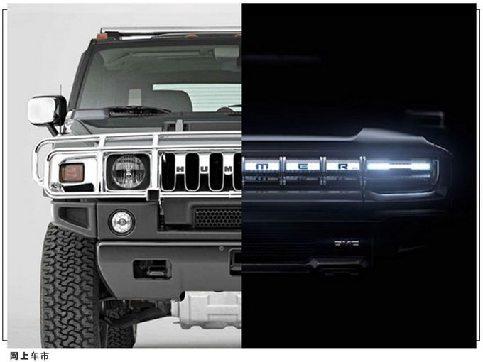 悍马新纯电SUV即将登场前格栅融合灯带/全轮转向-图4