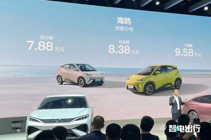 比亚迪海鸥预售7.88-9.58万元标配快充 上半年上市-图2