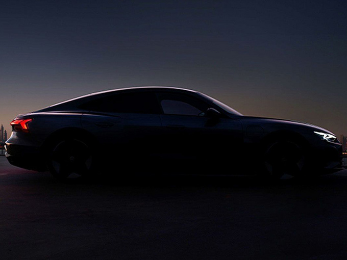 奥迪全新e-tron GT预告造型极具动感/2月9日首发-图1