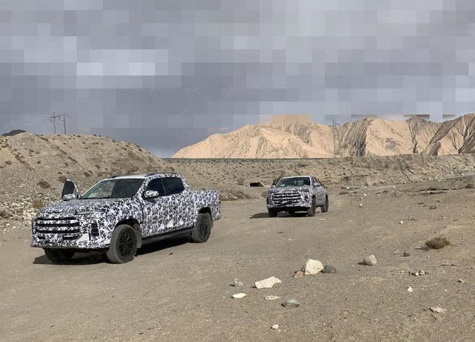 上汽皮卡T80量产版谍照曝光高度还原上汽NEW-图3