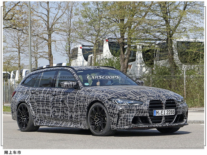 宝马全新M3旅行曝光黑色行李架/最快明年亮相-图2