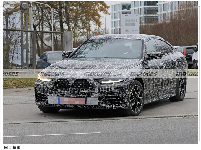 宝马新4系Gran Coupe谍照 搭2.0T/熏黑灯组更运动-图2