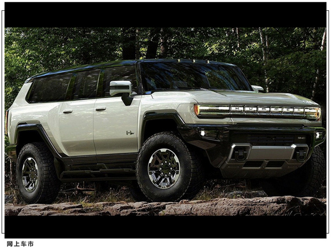 悍马新纯电SUV下月发布 造型方正/外挂全尺寸备胎-图3