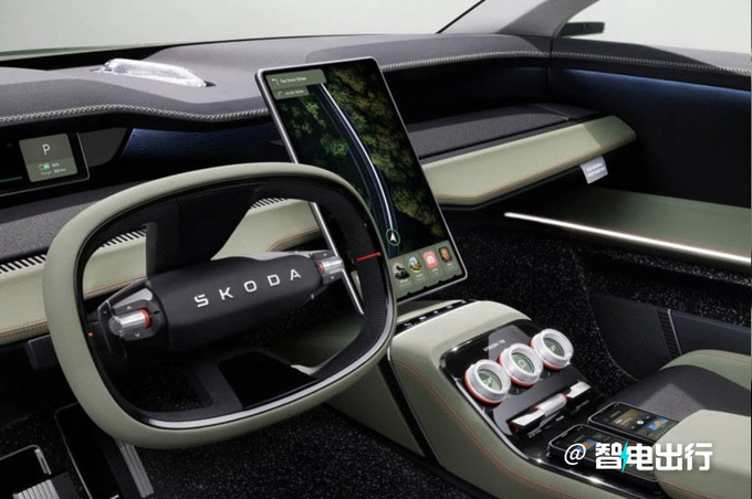 斯柯达Vision 7S谍照曝光续航600km 竞争Model Y-图9