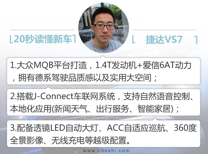 捷达VS7正式上市10.48万起售-最高降3000元-图2