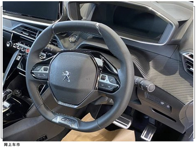 标致e-208进店实拍点阵格栅/獠牙式日行灯-图5