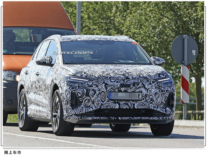 奥迪Q6 e-tron亮相时间曝光 熏黑轮毂/尺寸近似Q5-图6