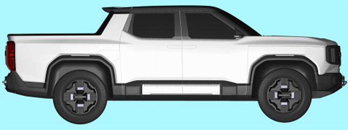 上汽大通最壕皮卡曝光对开门+原地掉头造型高级吗-图8