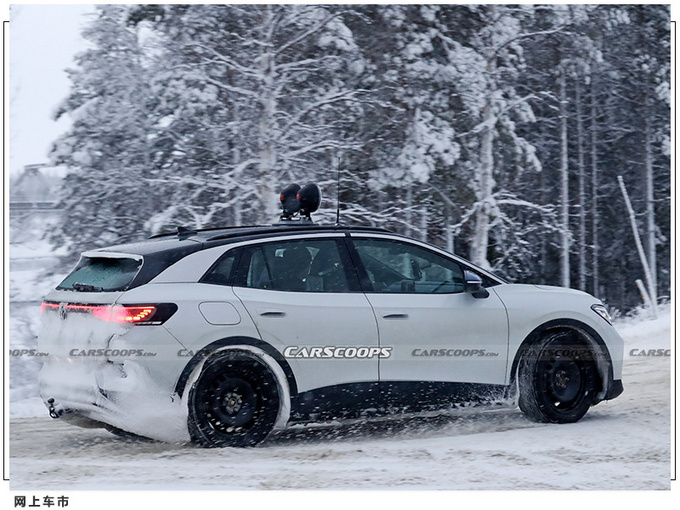 大众ID.4运动版谍照曝光 贯穿式灯带/今年亮相交付-图5