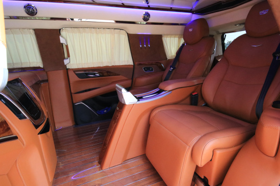 19款凯迪拉克总统一号 内饰采用顶级材质-图4