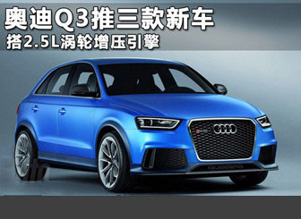 奥迪Q3推三款新车 搭2.5L涡轮增压引擎