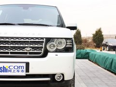 路虎  揽胜 5.0T AT 车辆左前大灯正视图