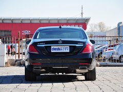 奔驰(进口)  S400L 车辆正后方尾部视角