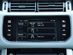 路虎  3.0 V6 中控台中央特写