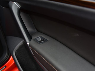 右前车门控制区特写